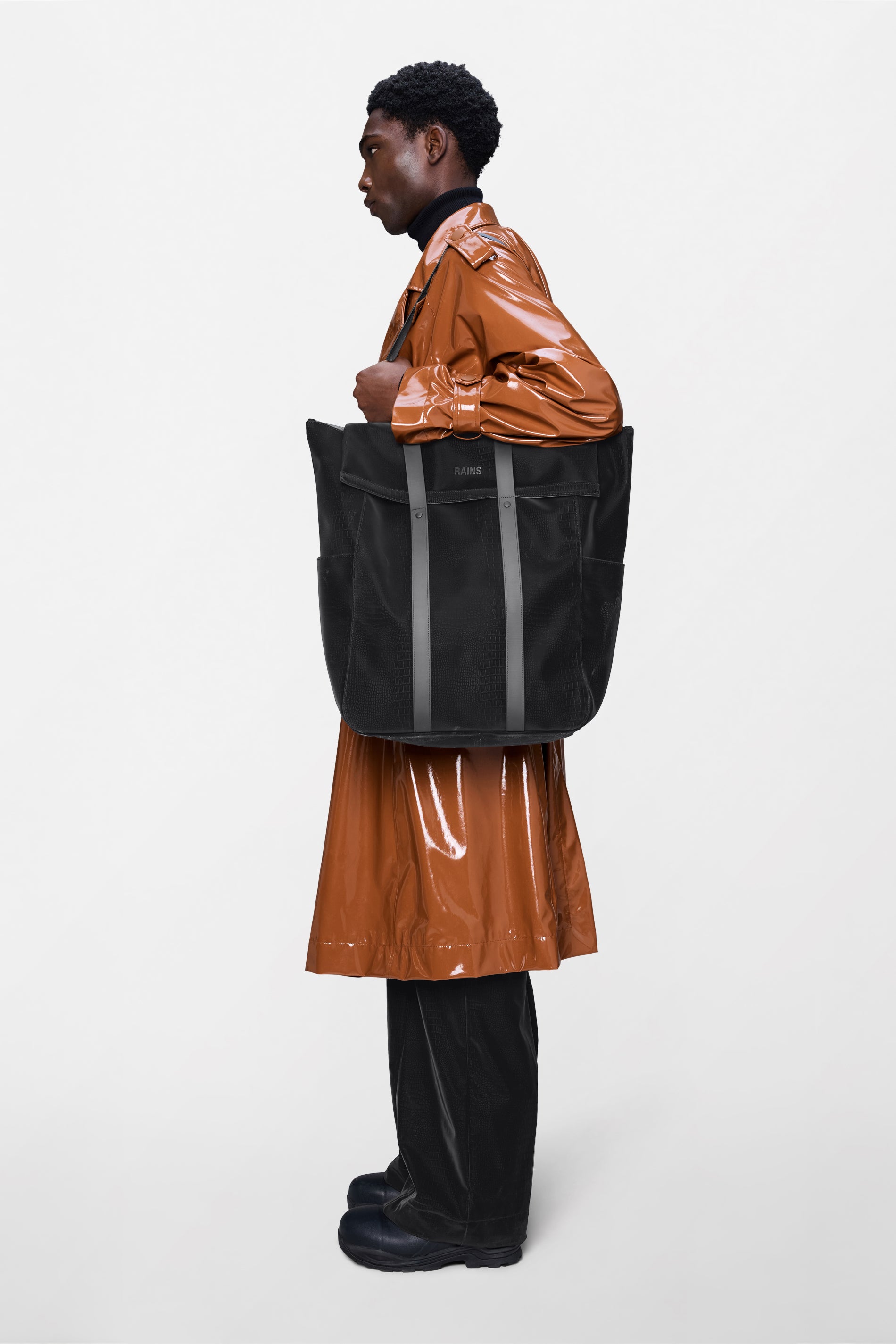 RAINS 2 Way Tote Bag Large Bite 29L H47 x D18 x W35 cm Tote