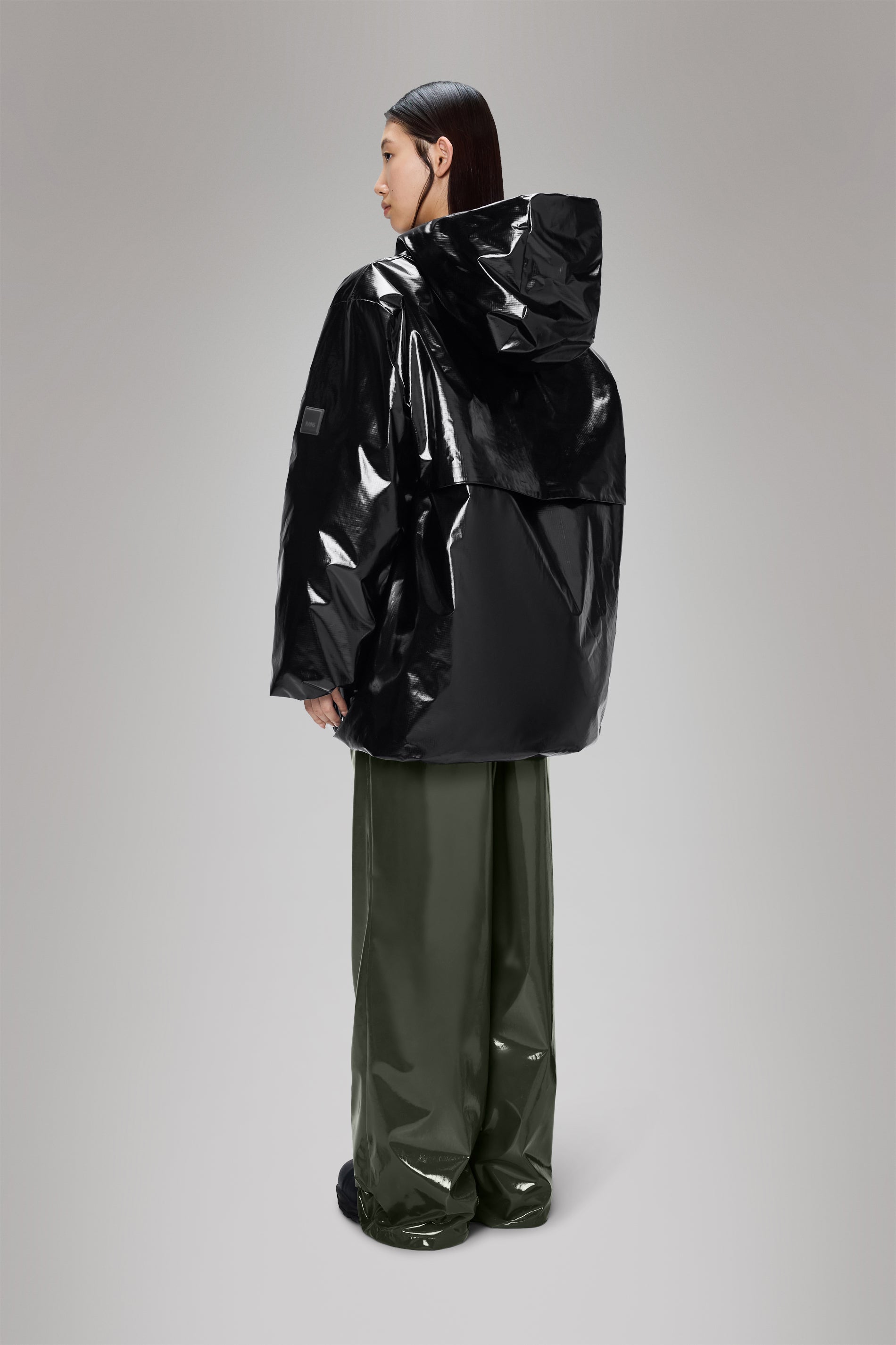 RAINS Sibu Vision Puffer Jacket Black Jacket