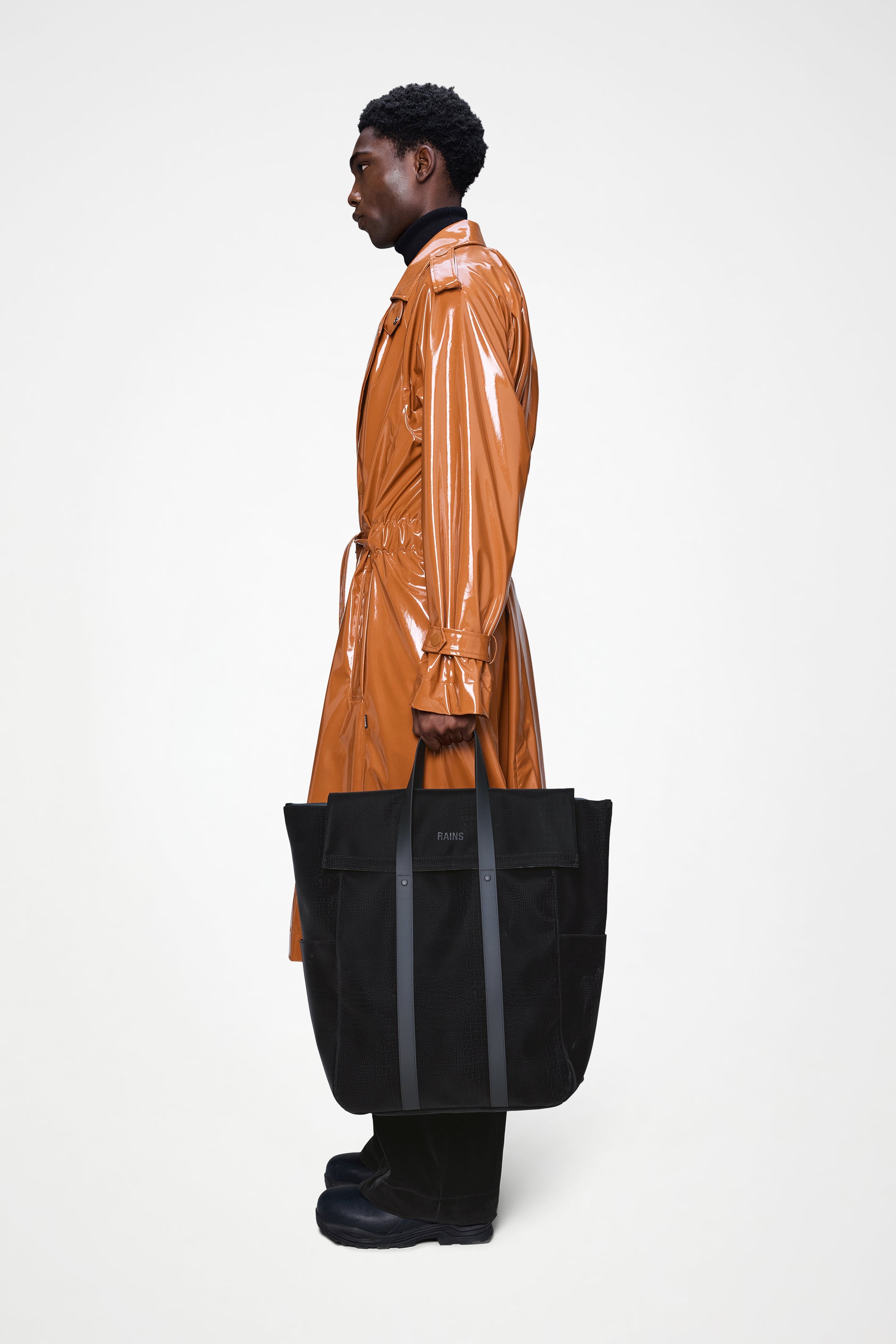 RAINS 2 Way Tote Bag Large Bite Tote