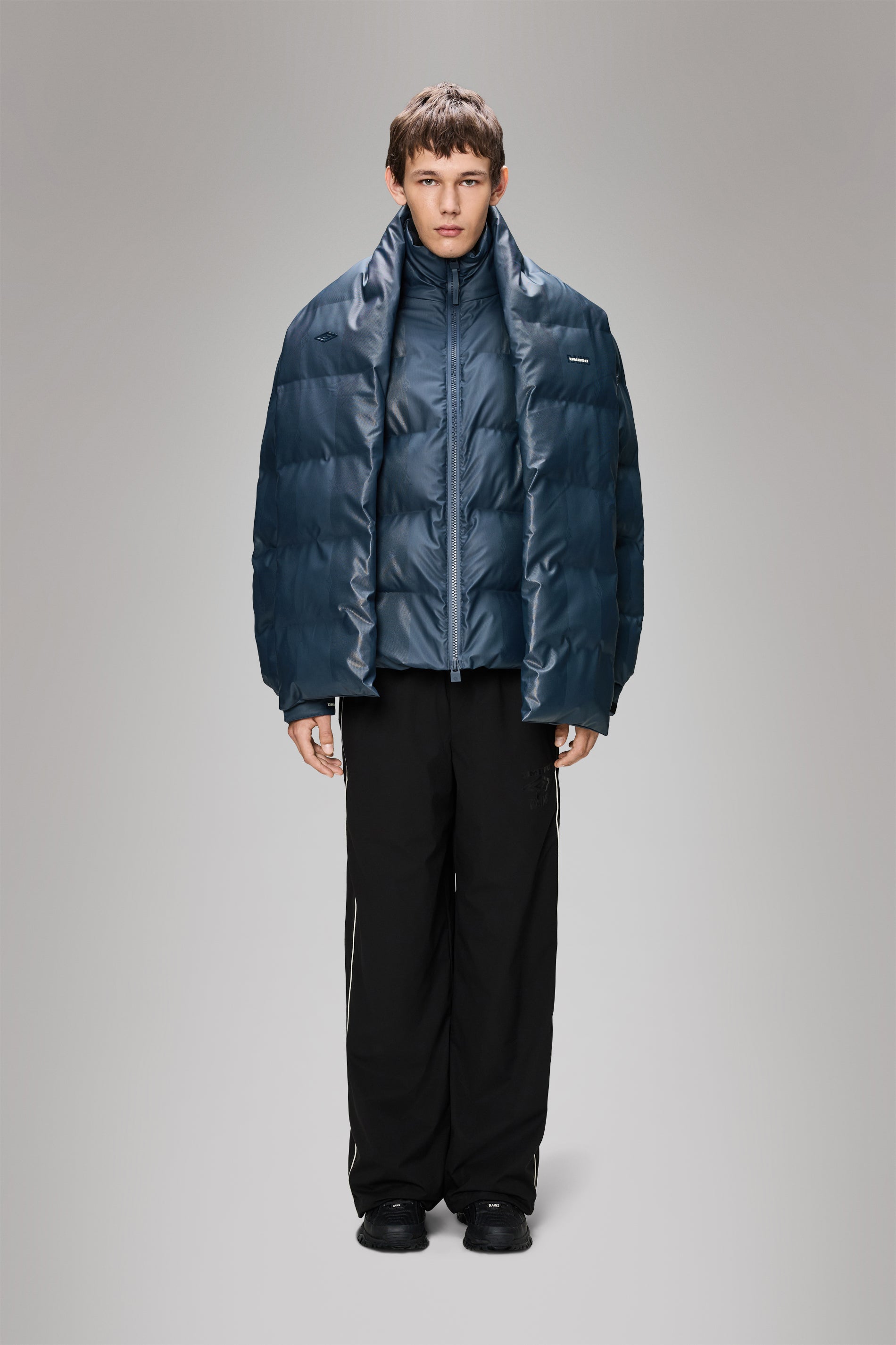 RAINS Rains x Umbro Puffer Fan Jacket Major Blue Jacket