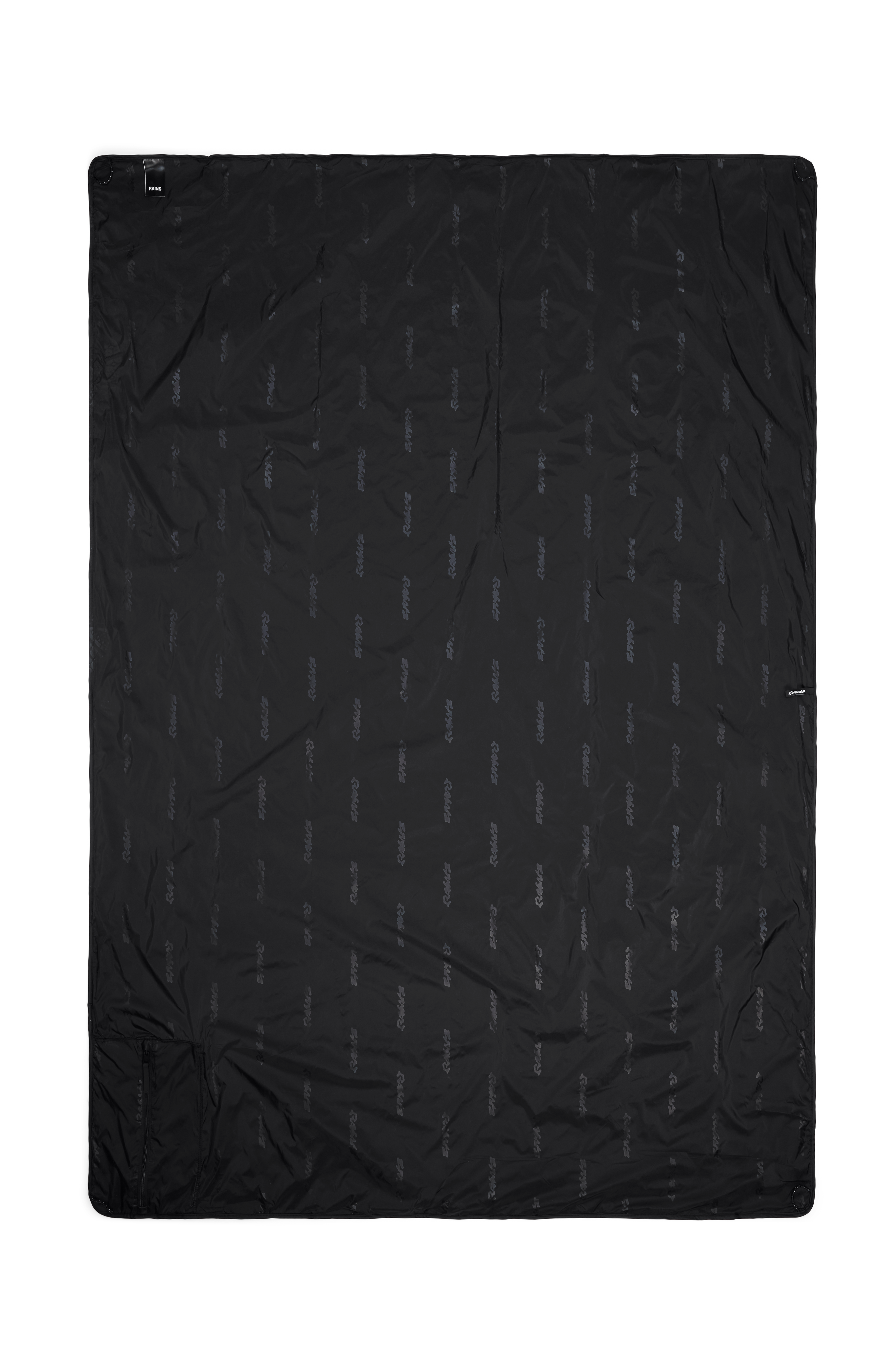 RAINS Picnic Blanket Black Picnic Blanket