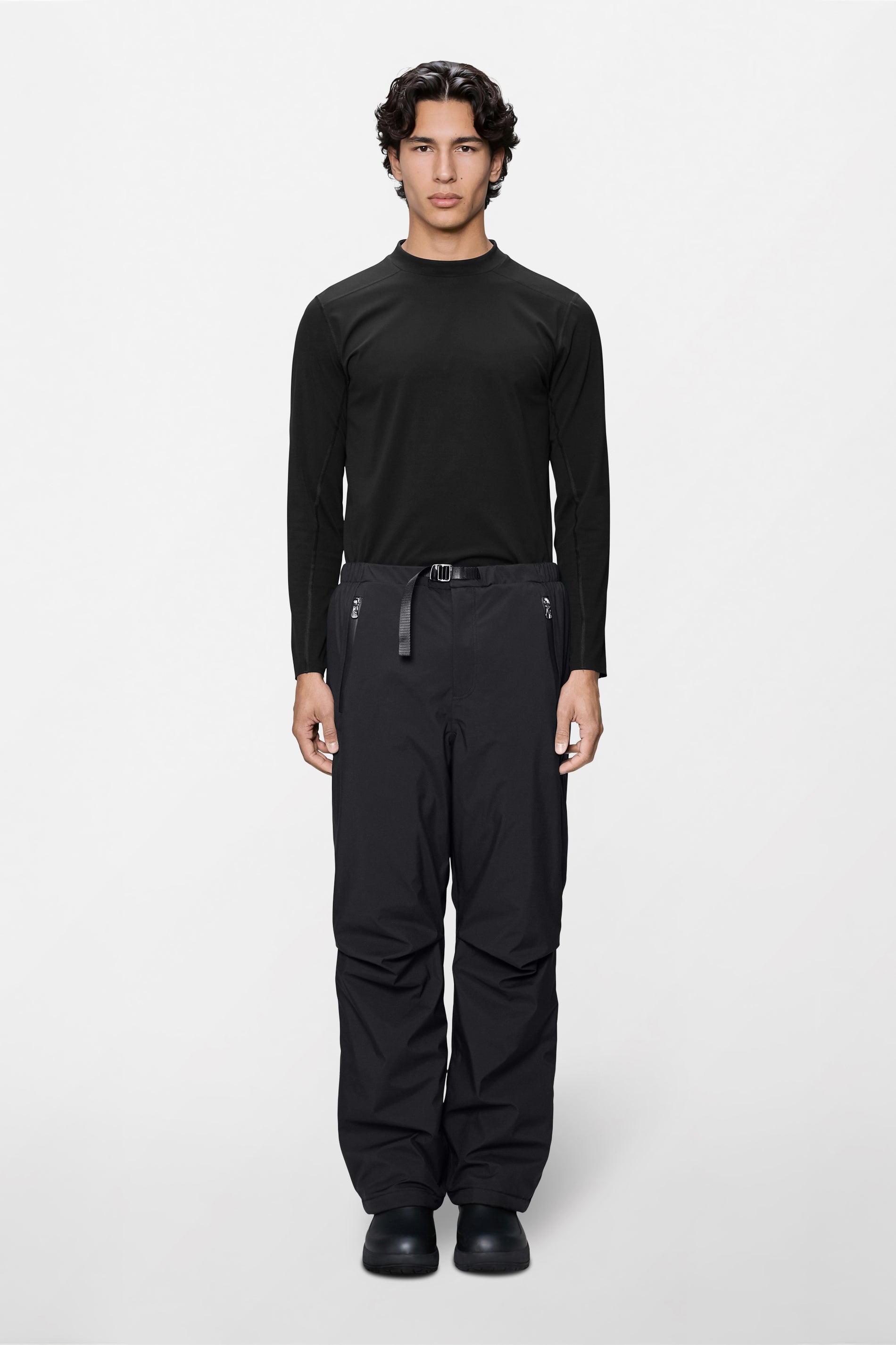 RAINS Sarna Puffer Pants Black Pants