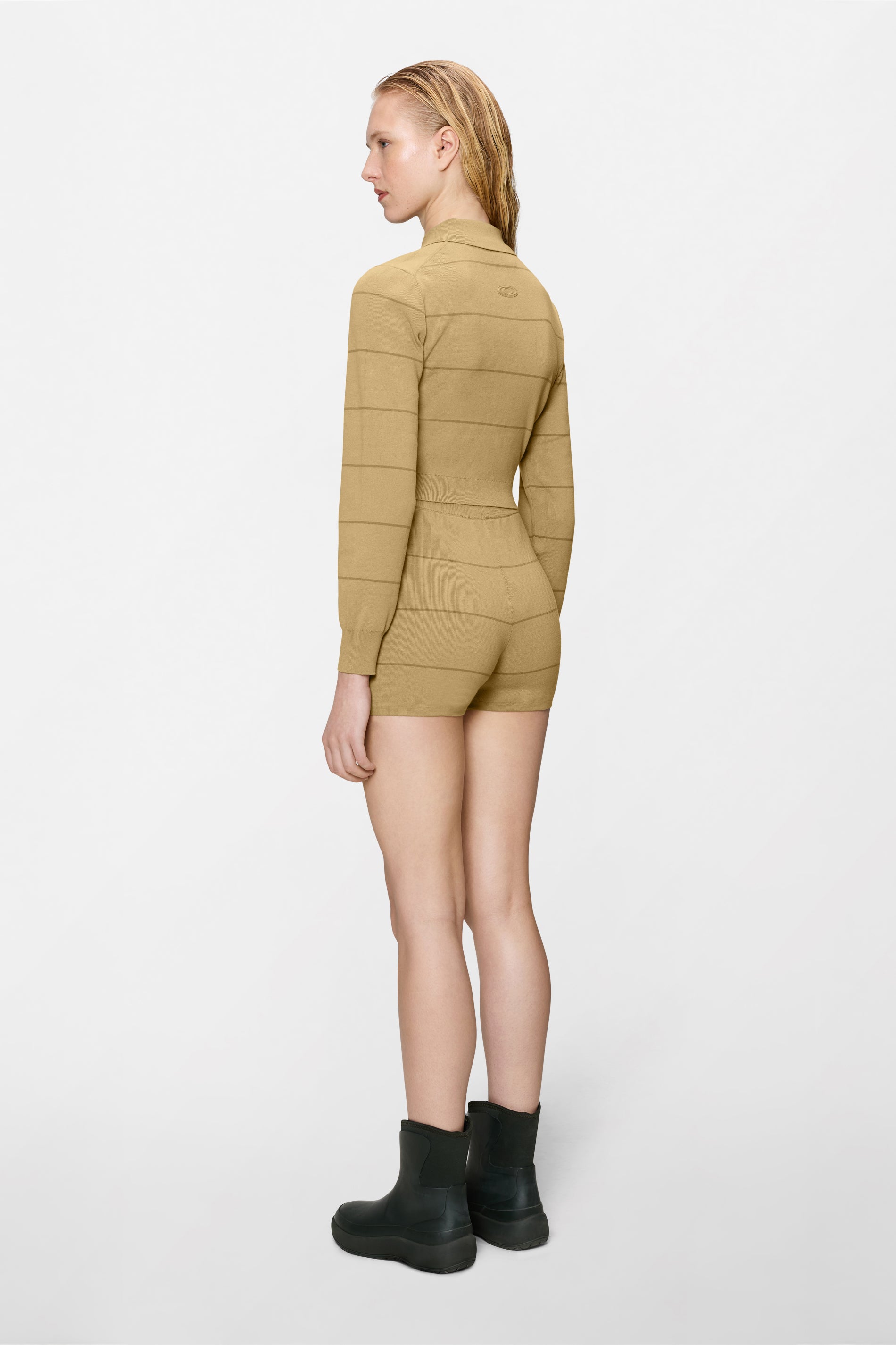 Striped Knit W Shorts