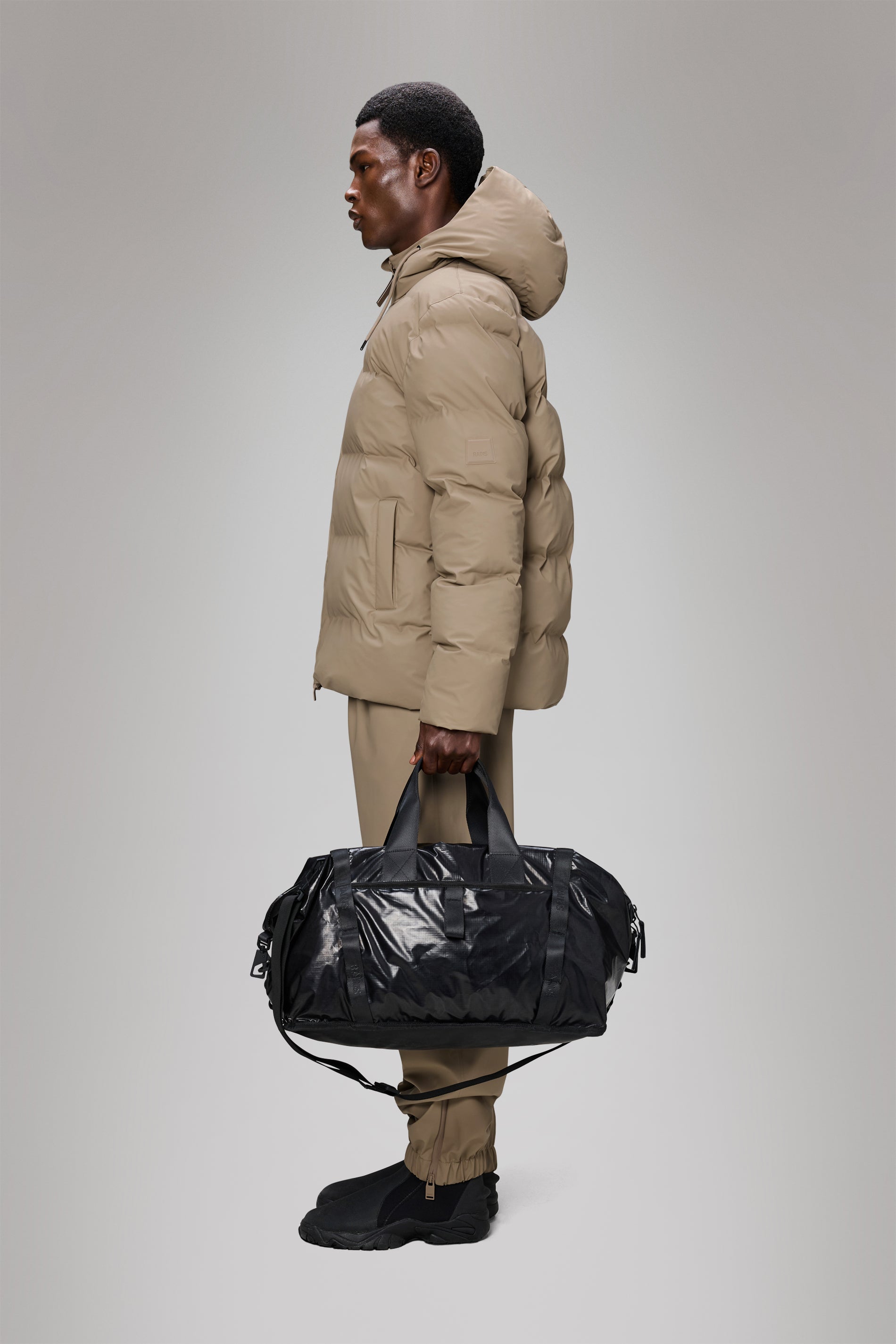 RAINS Sibu Weekend Bag Black Weekender