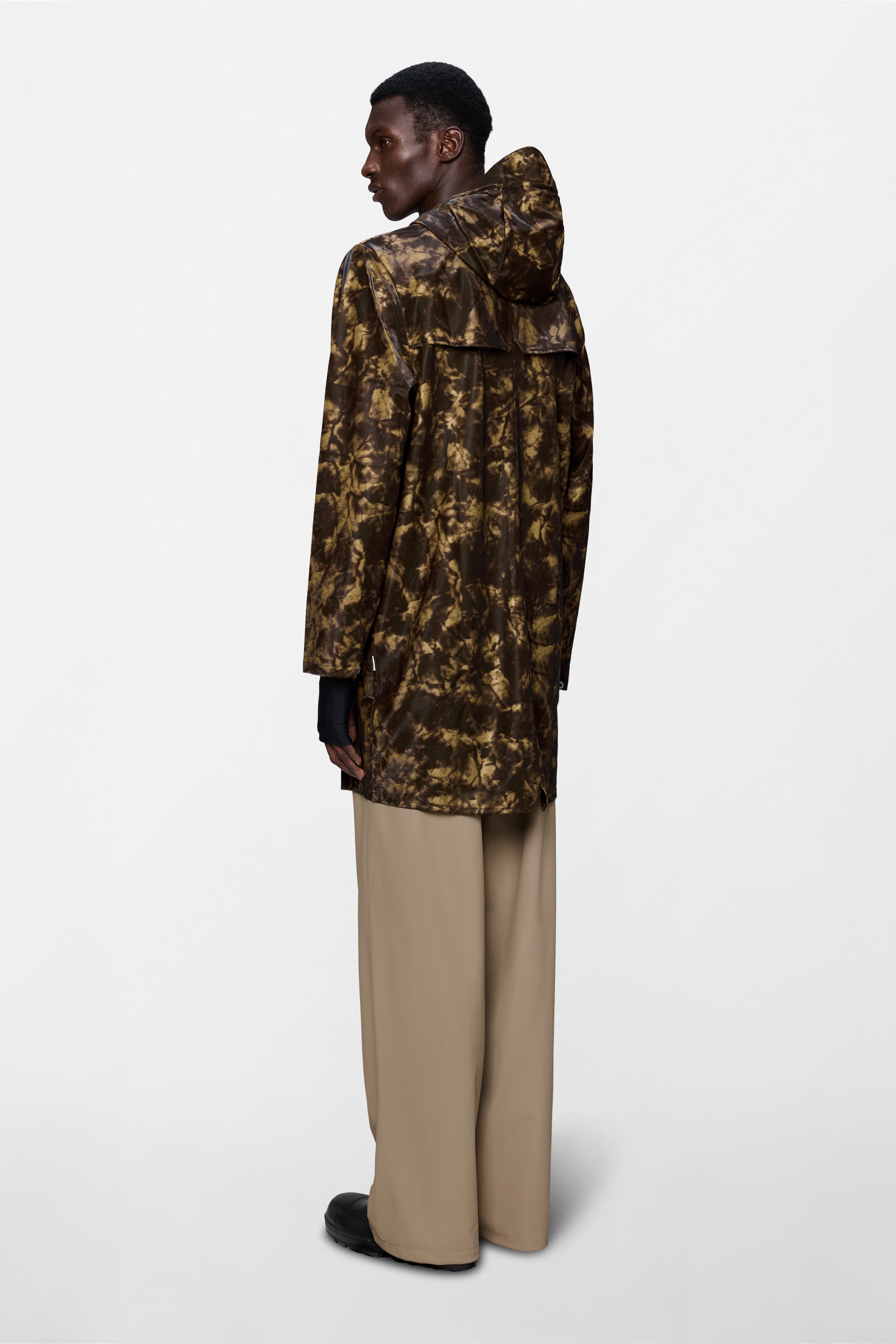 RAINS Long Jacket Muddy Jacket