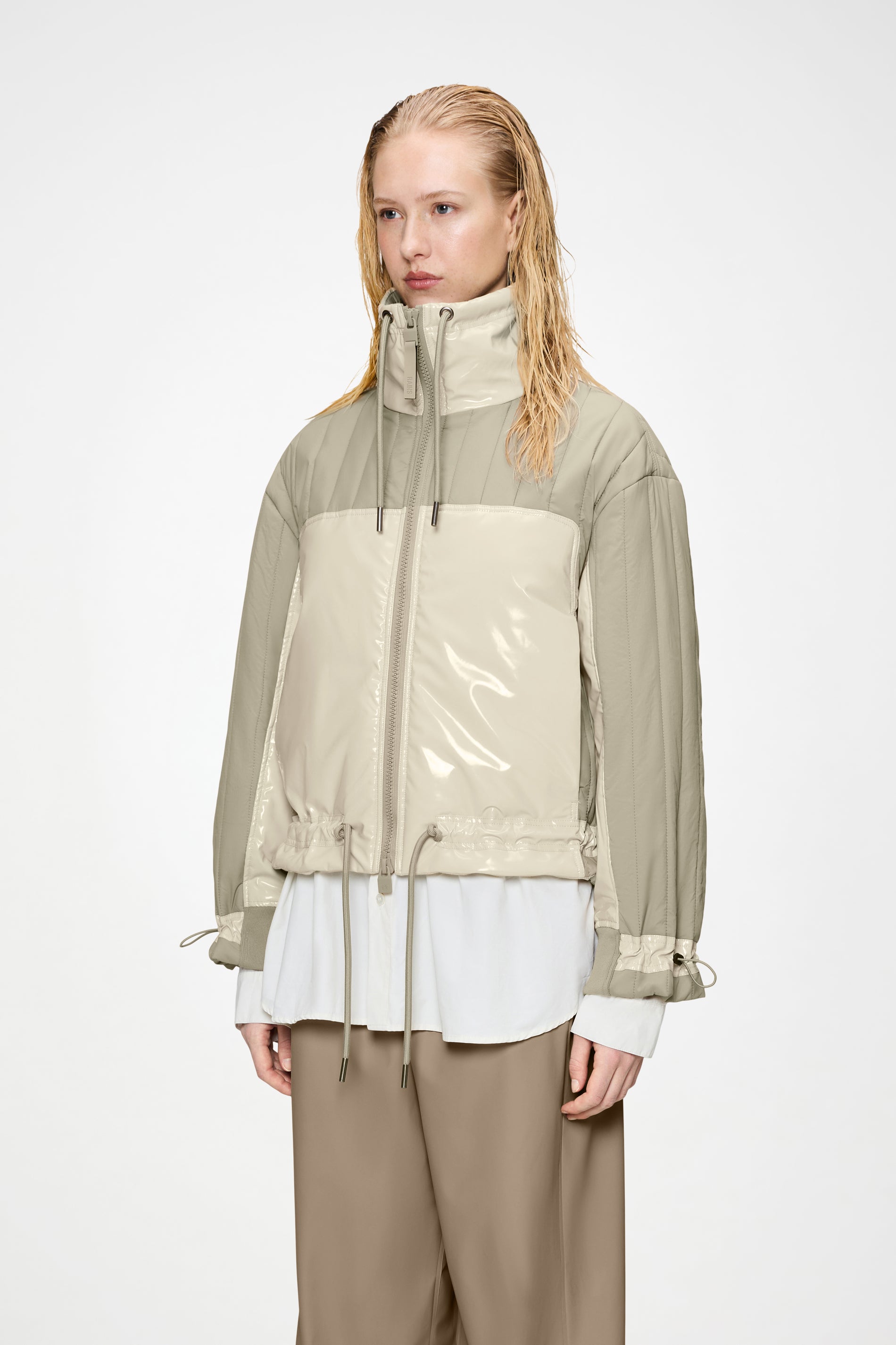RAINS Koya Vision W Jacket Beige Jacket
