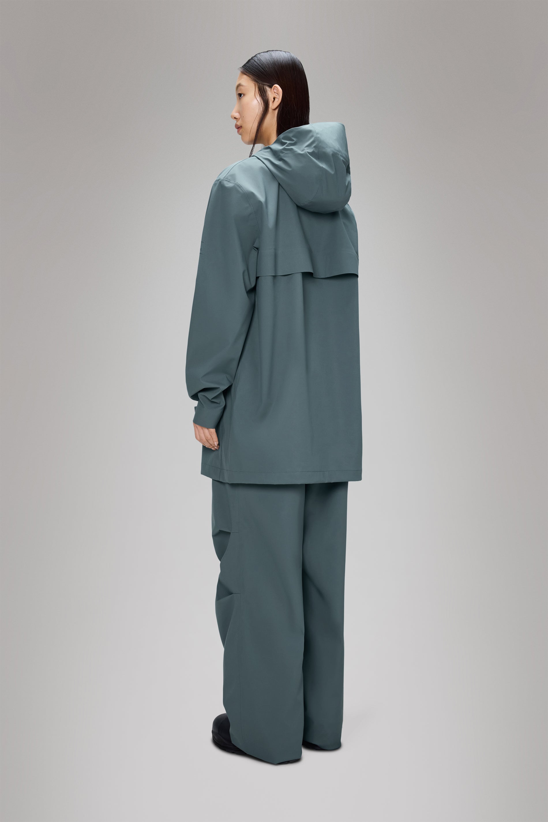 Rains Suva Hardshell Long Jacket Lagoon Jacket