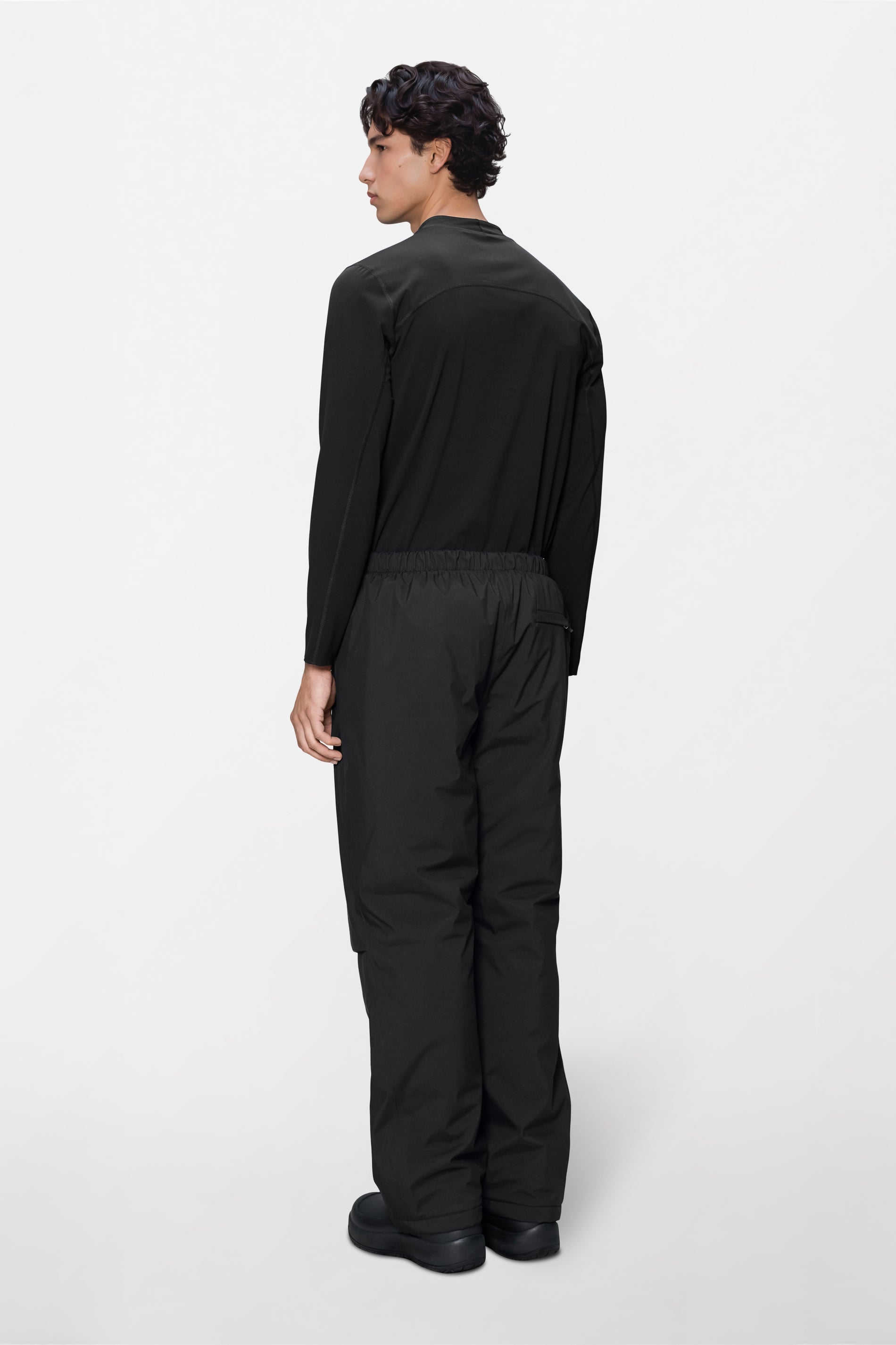 RAINS Sarna Puffer Pants Black Pants