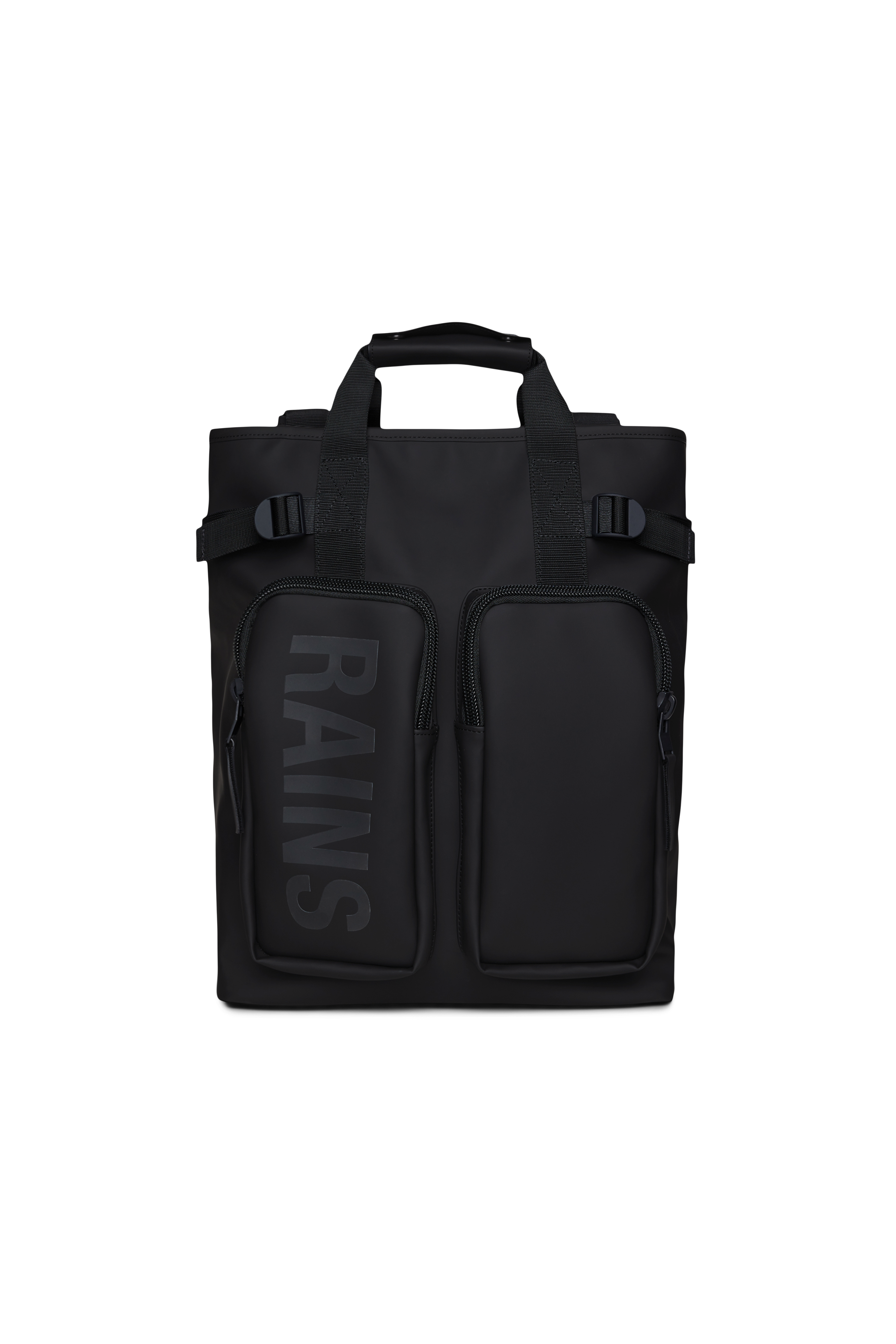 RAINS Texel Tote Backpack Black Backpack