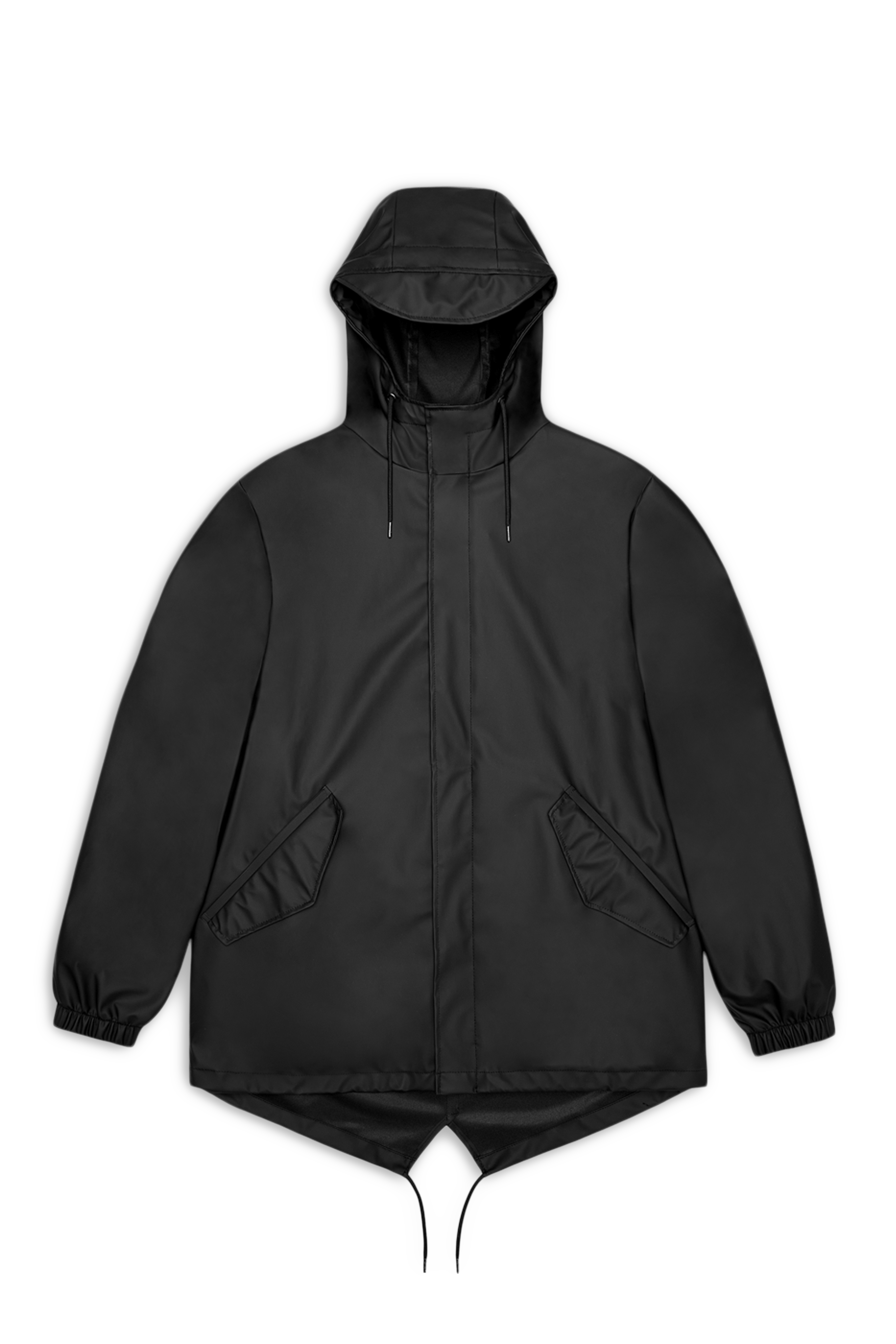 RAINS Fishtail Jacket Black Jacket