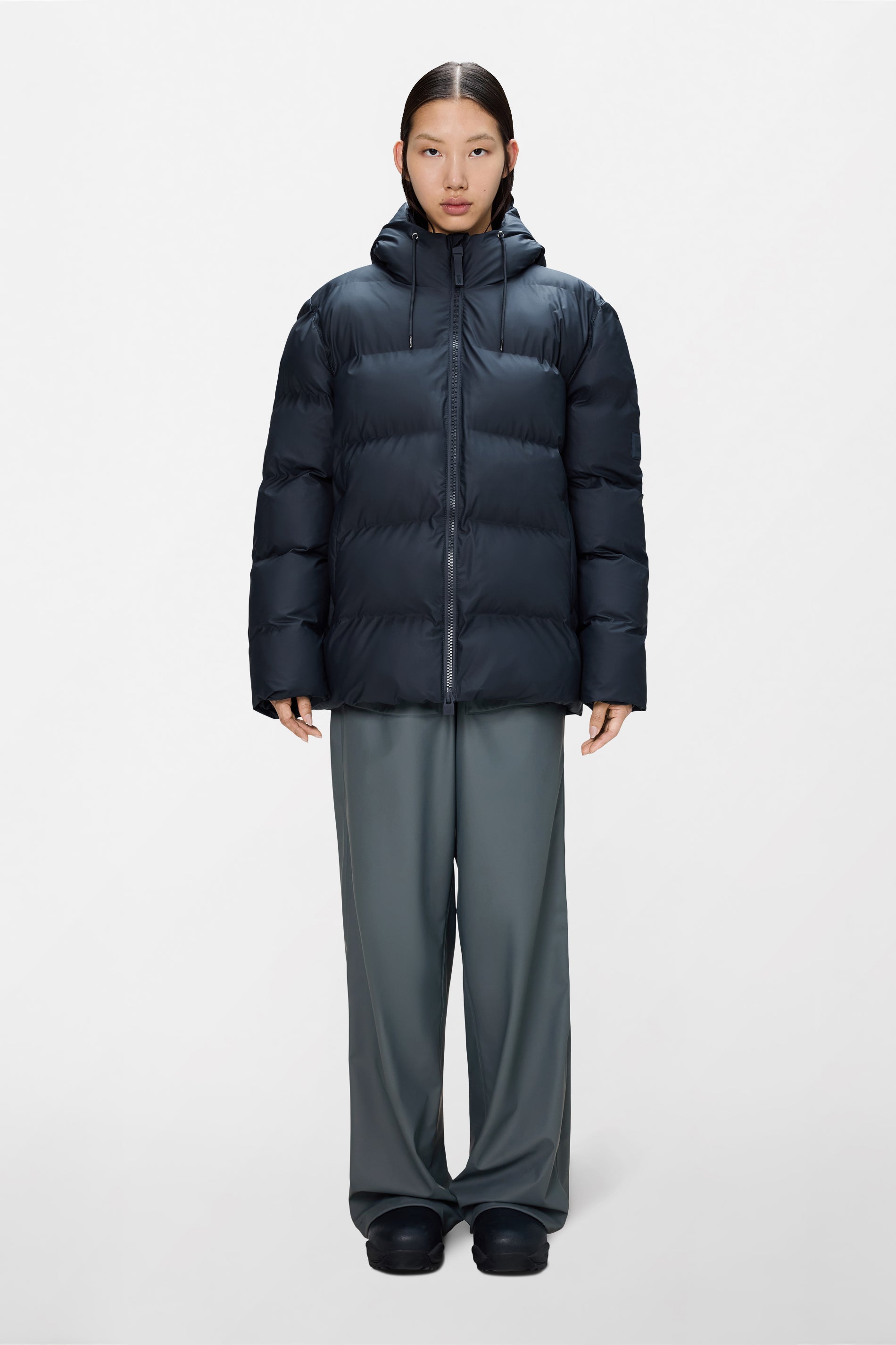 RAINS Alta Puffer Jacket Navy Jacket
