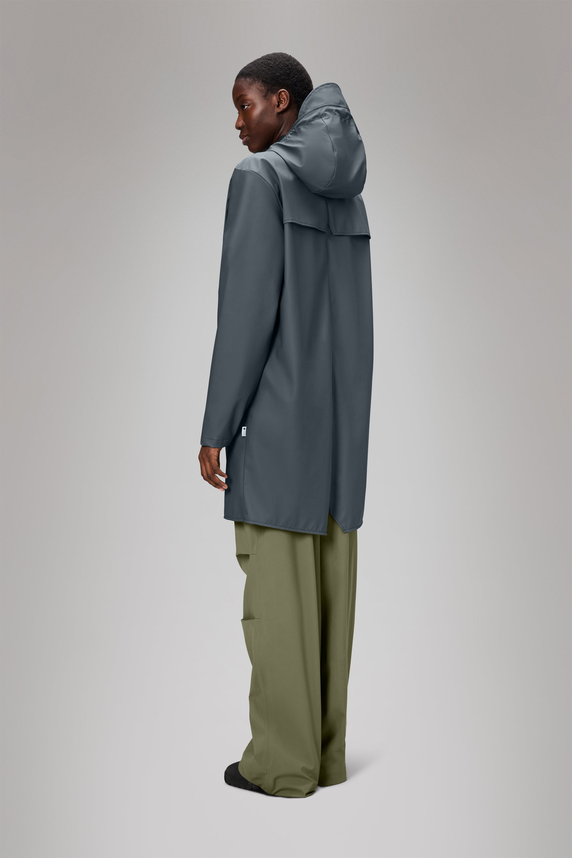 RAINS Long Jacket Lagoon Jacket