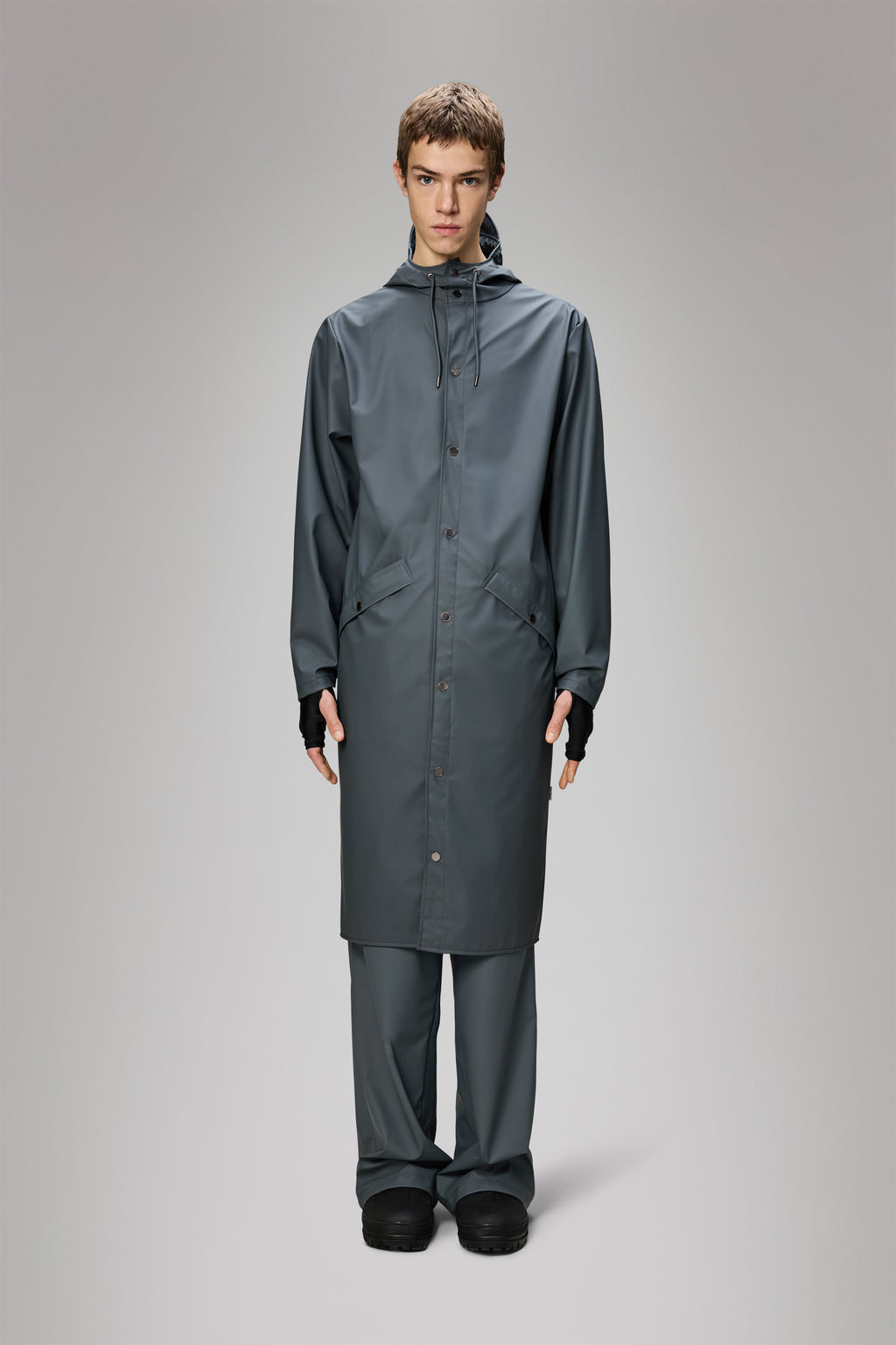 Rains® Longer Jacket in Green per €109 Spedizione Gratuita