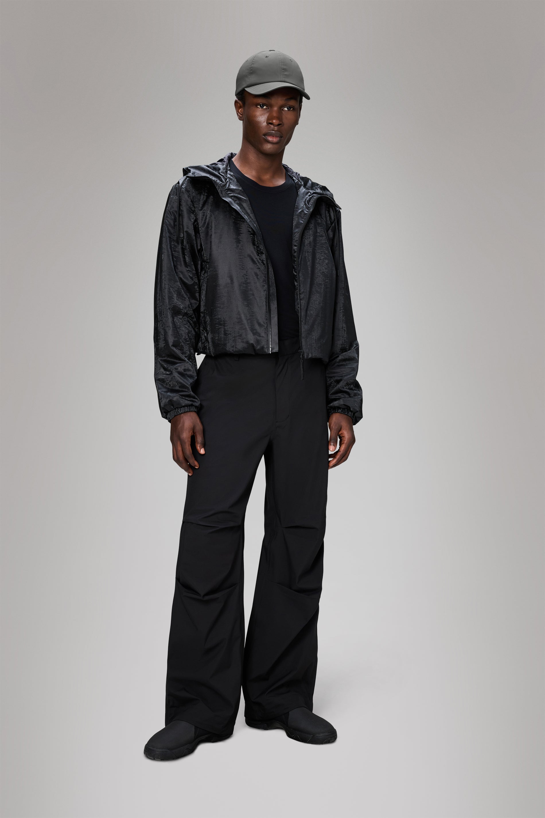 Rains Lohja Short Insulated Jacket Coal Jacket