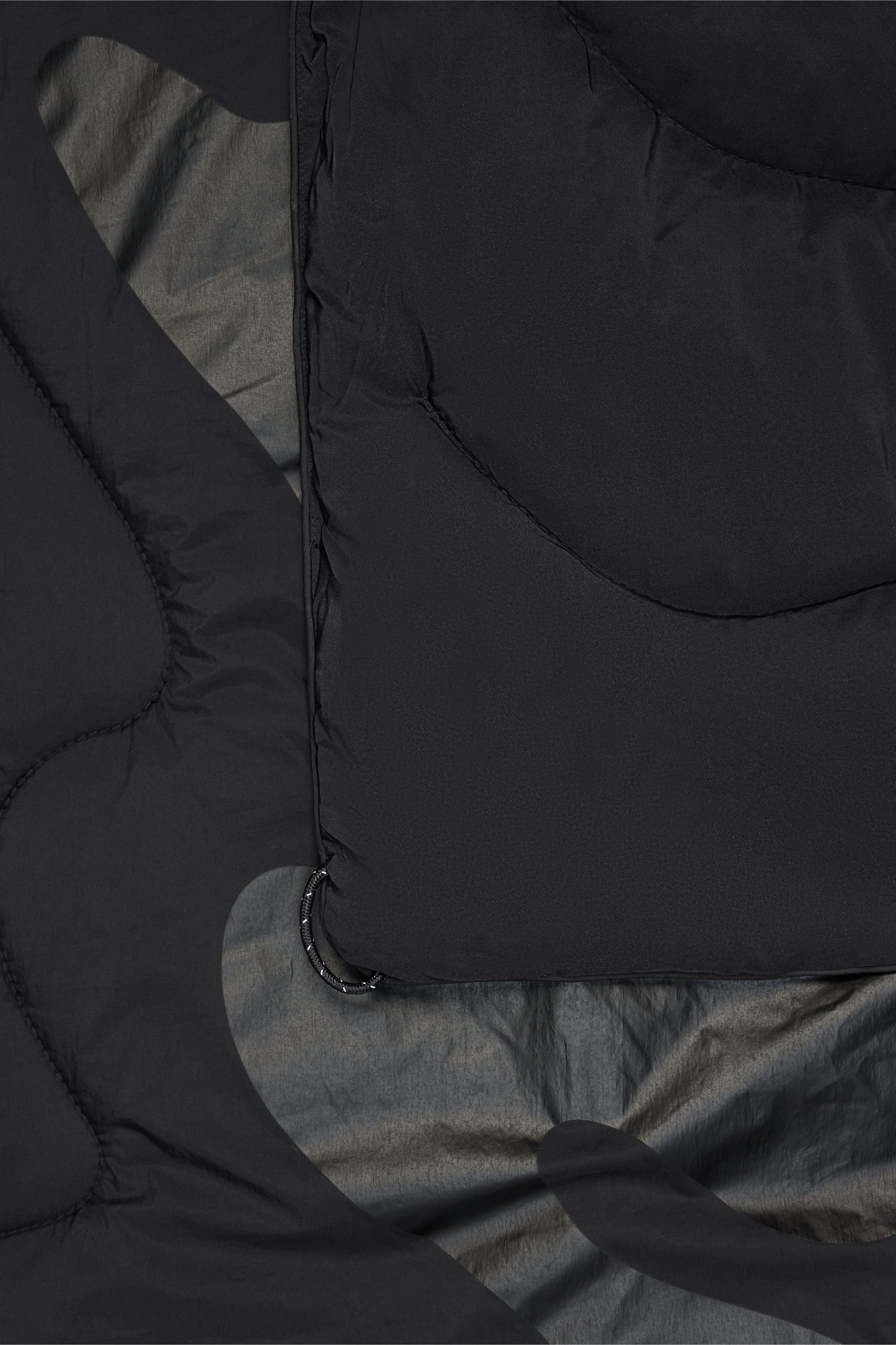 RAINS Puffer Blanket Black Picnic Blanket