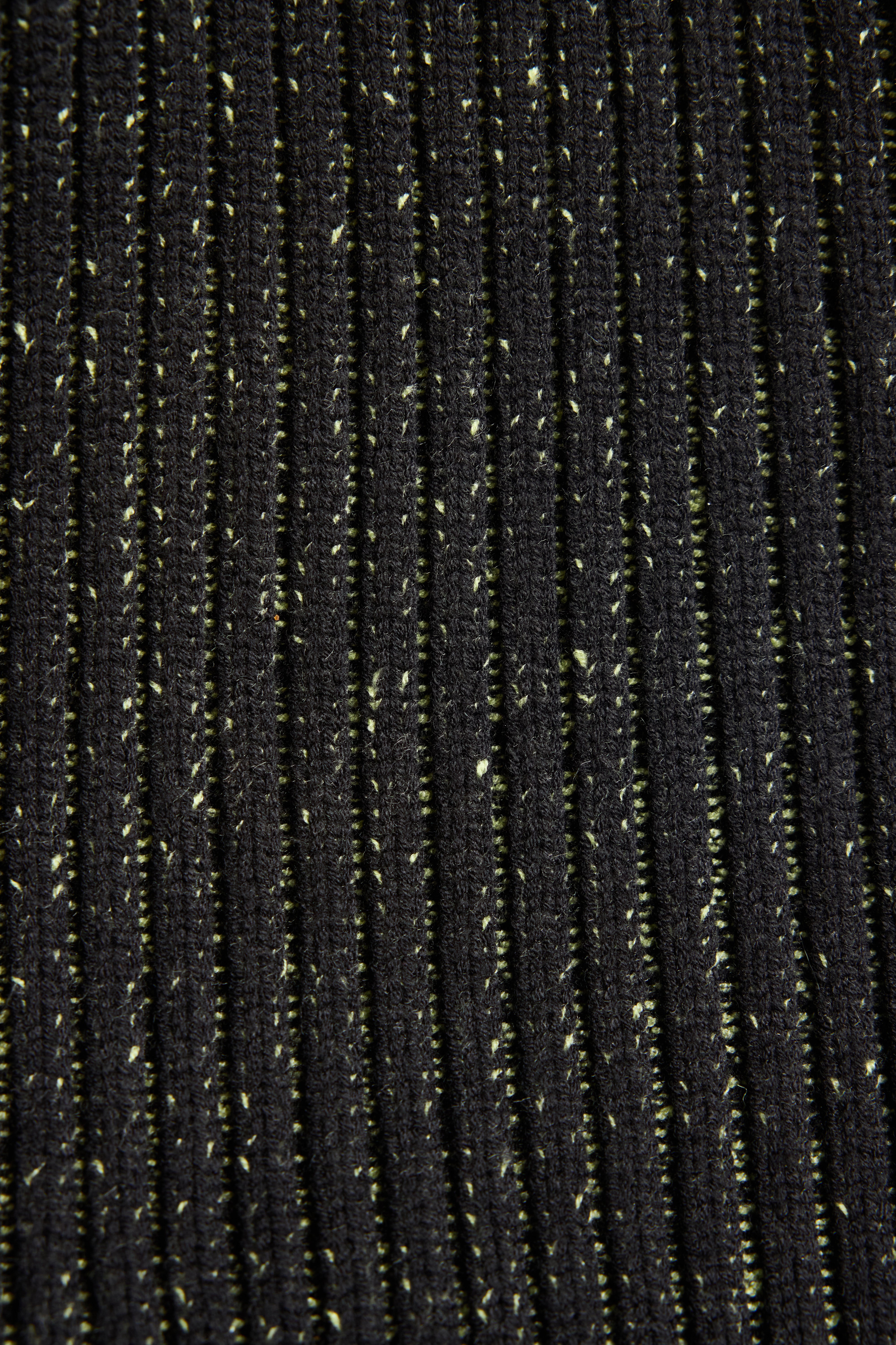 RAINS Sapa Knit Beanie Black/Acid Headwear