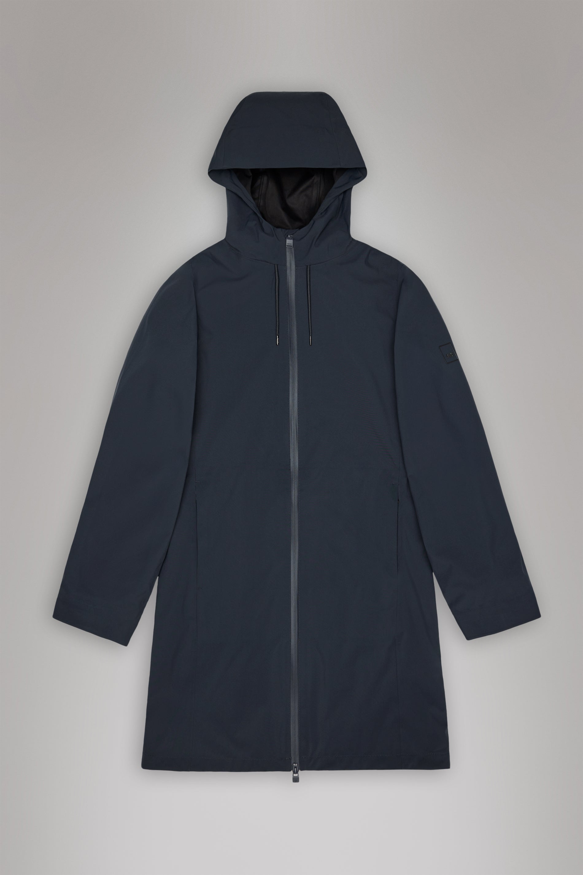 Rains Suva Hardshell Long W Jacket Navy Jacket