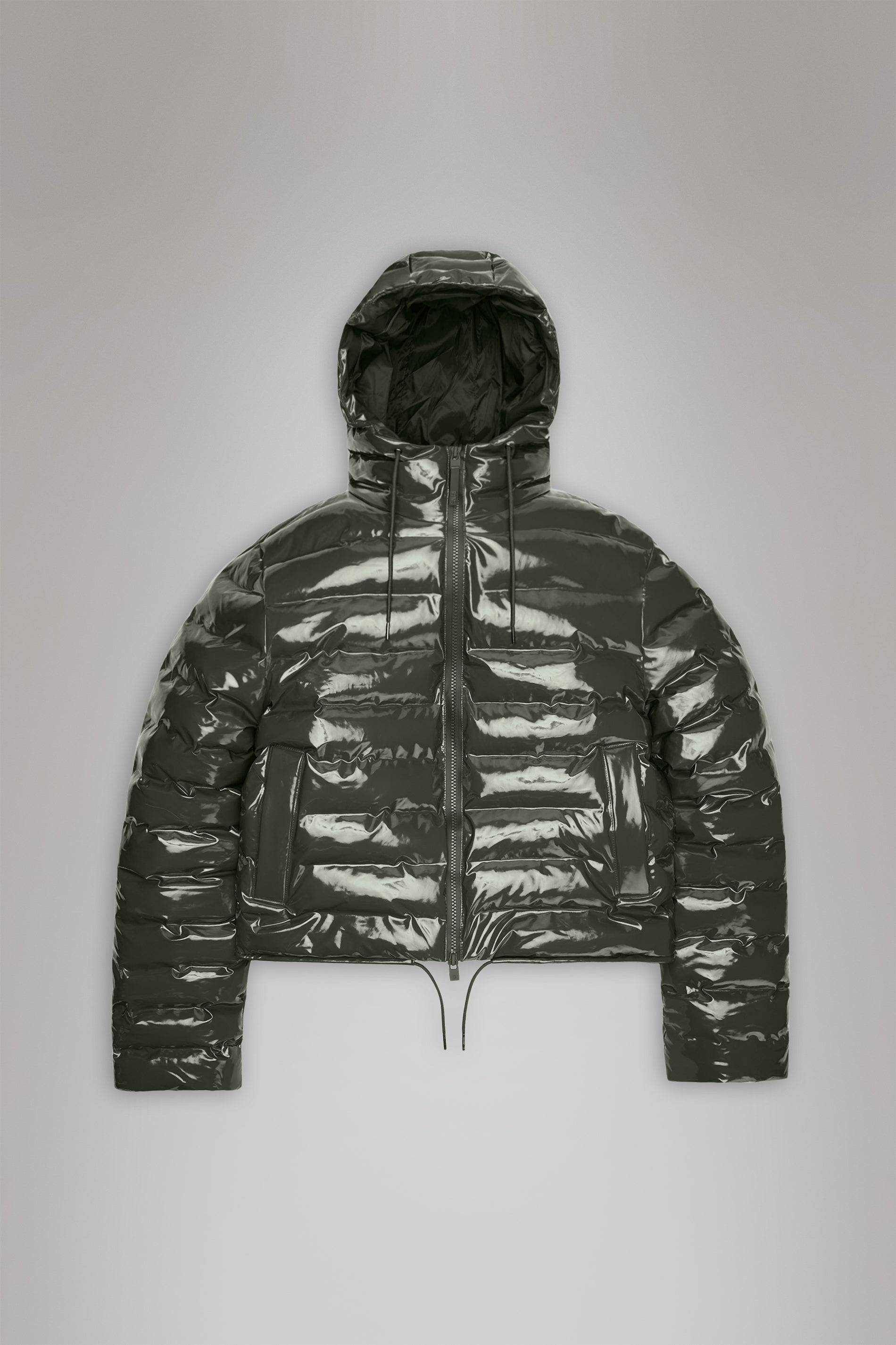 RAINS Lohja Short Puffer Jacket Swamp Jacket
