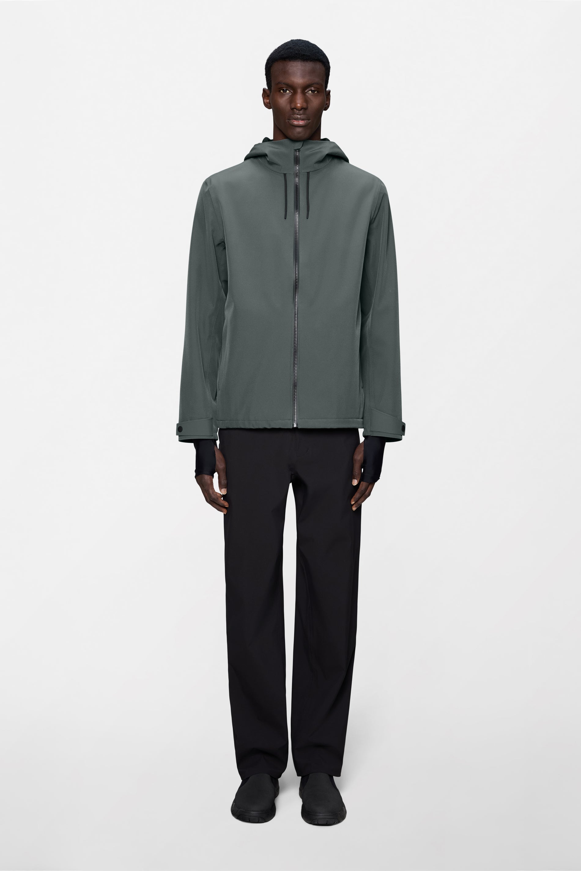 RAINS Suva Softshell Jacket Dark Grey Jacket