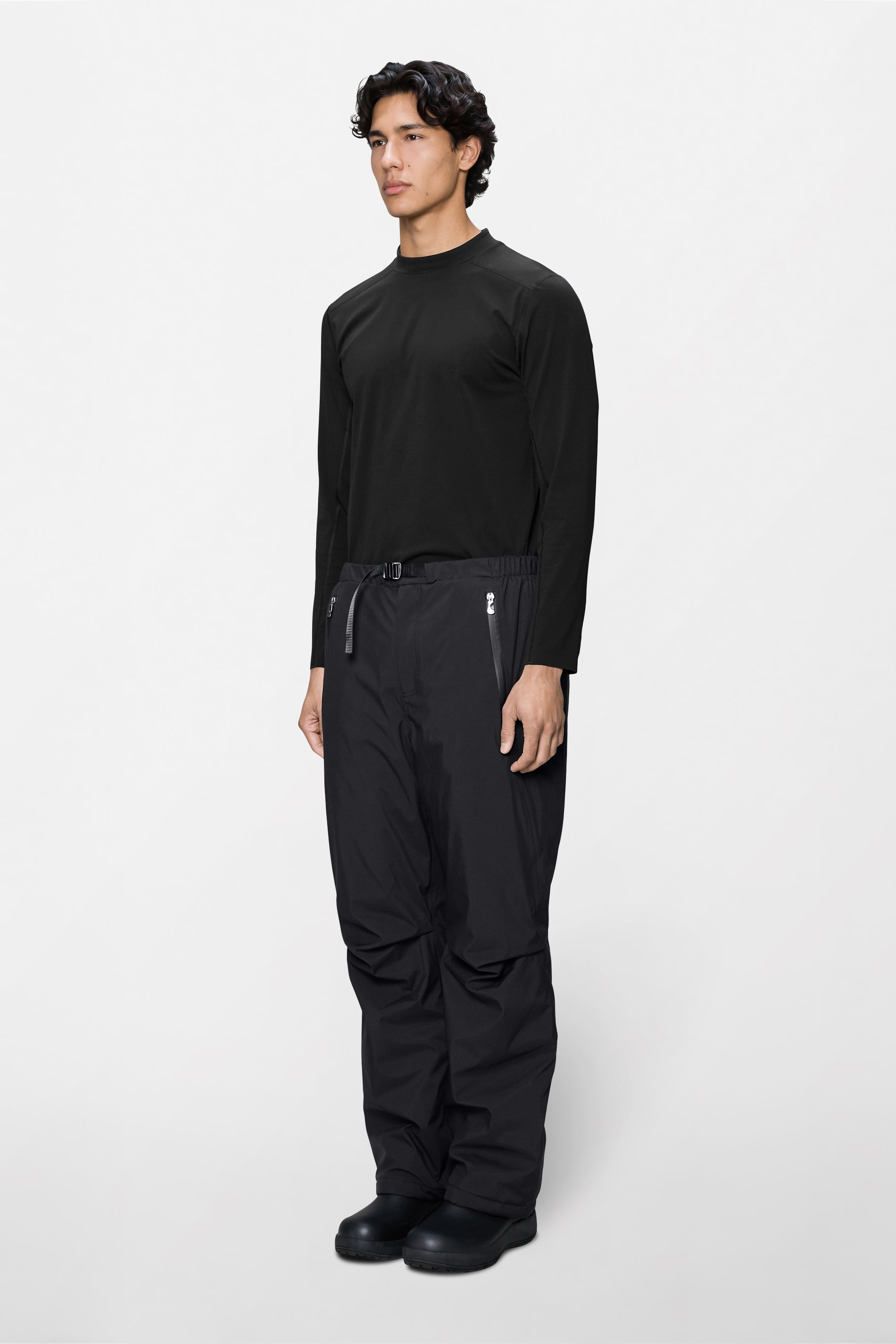 RAINS Sarna Puffer Pants Black Pants