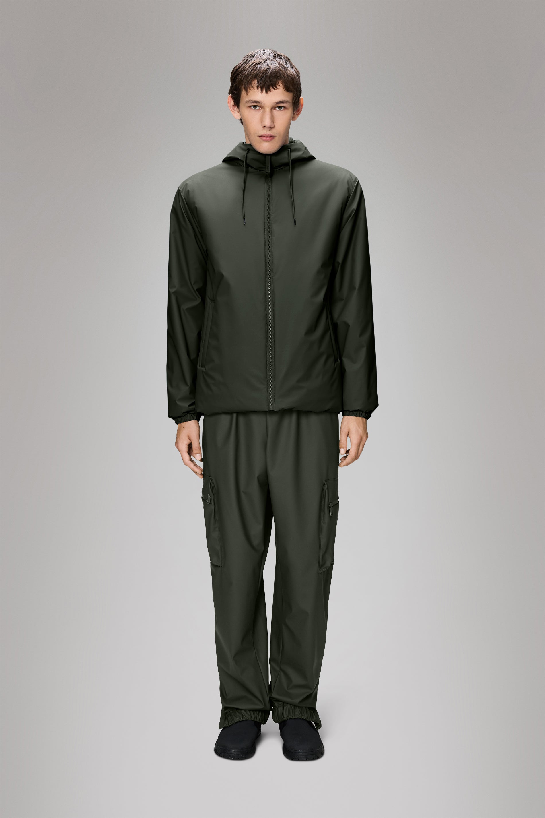 RAINS Lohja Insulated Jacket Green Jacket