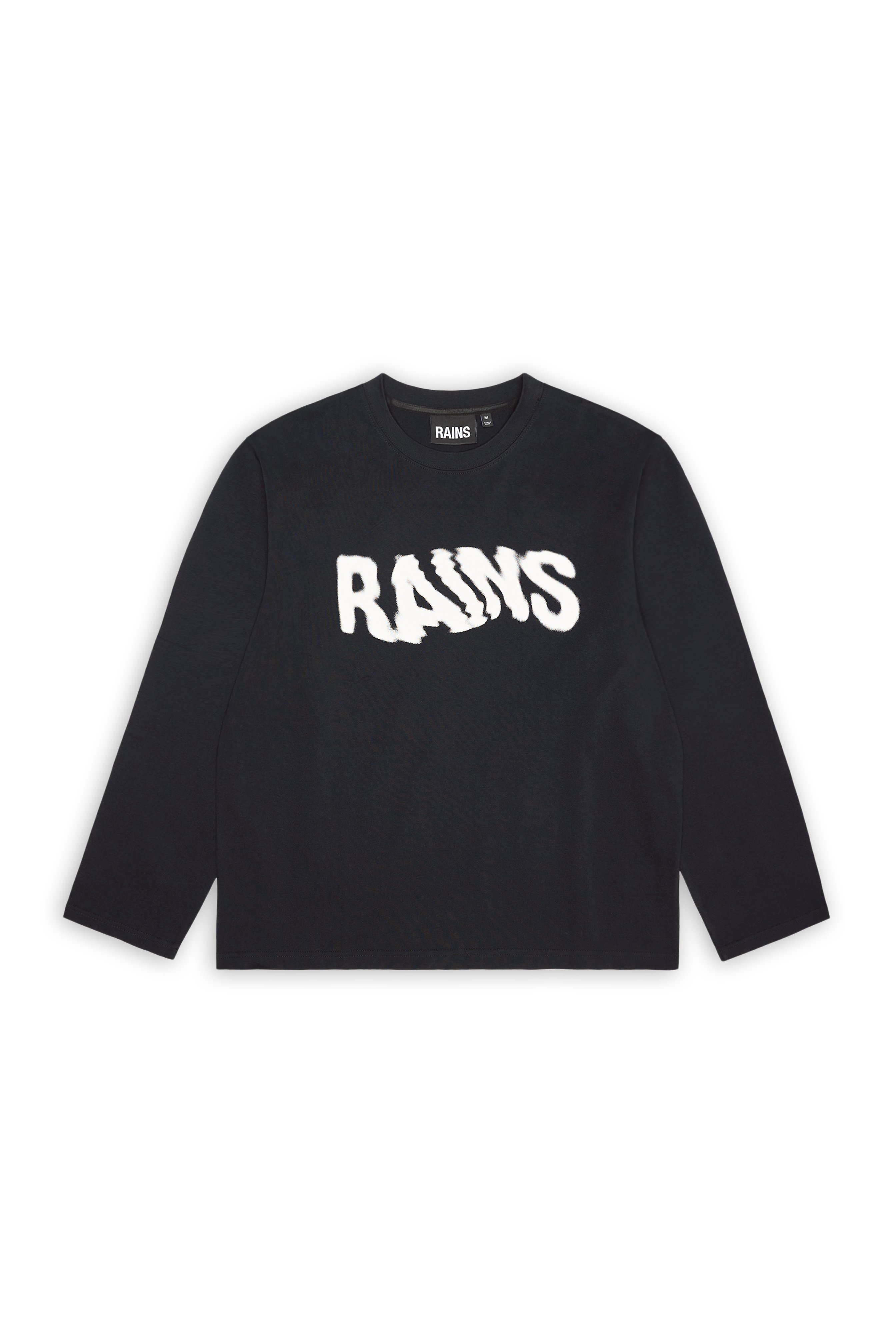 RAINS Classic Long Sleeve T-shirt Ripple Black Long Sleeve