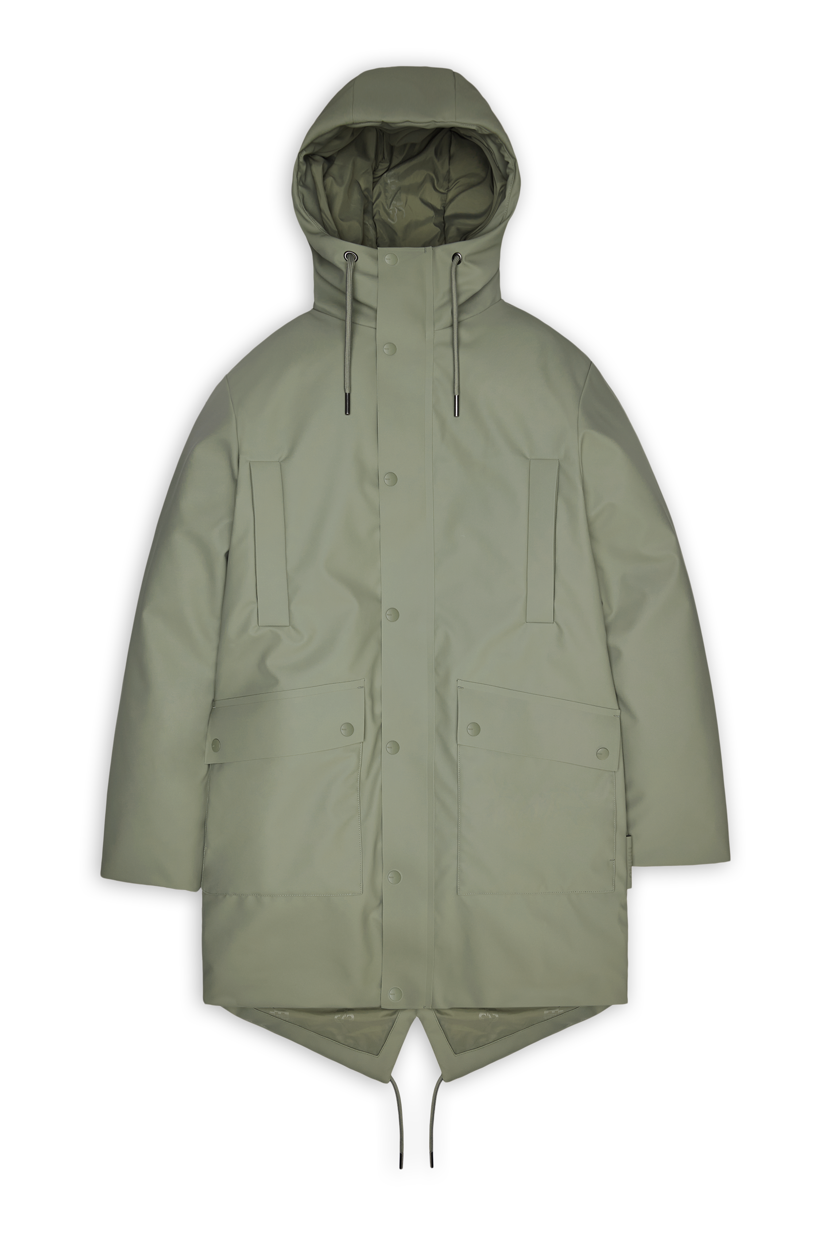 Rains Nome Long Parka Drift Jacket