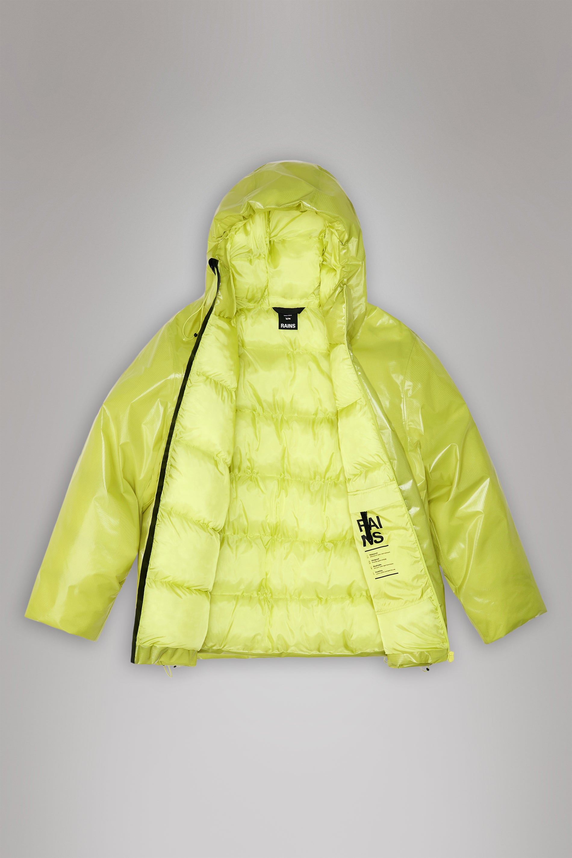 RAINS Sibu Vision Puffer Jacket Acid Jacket