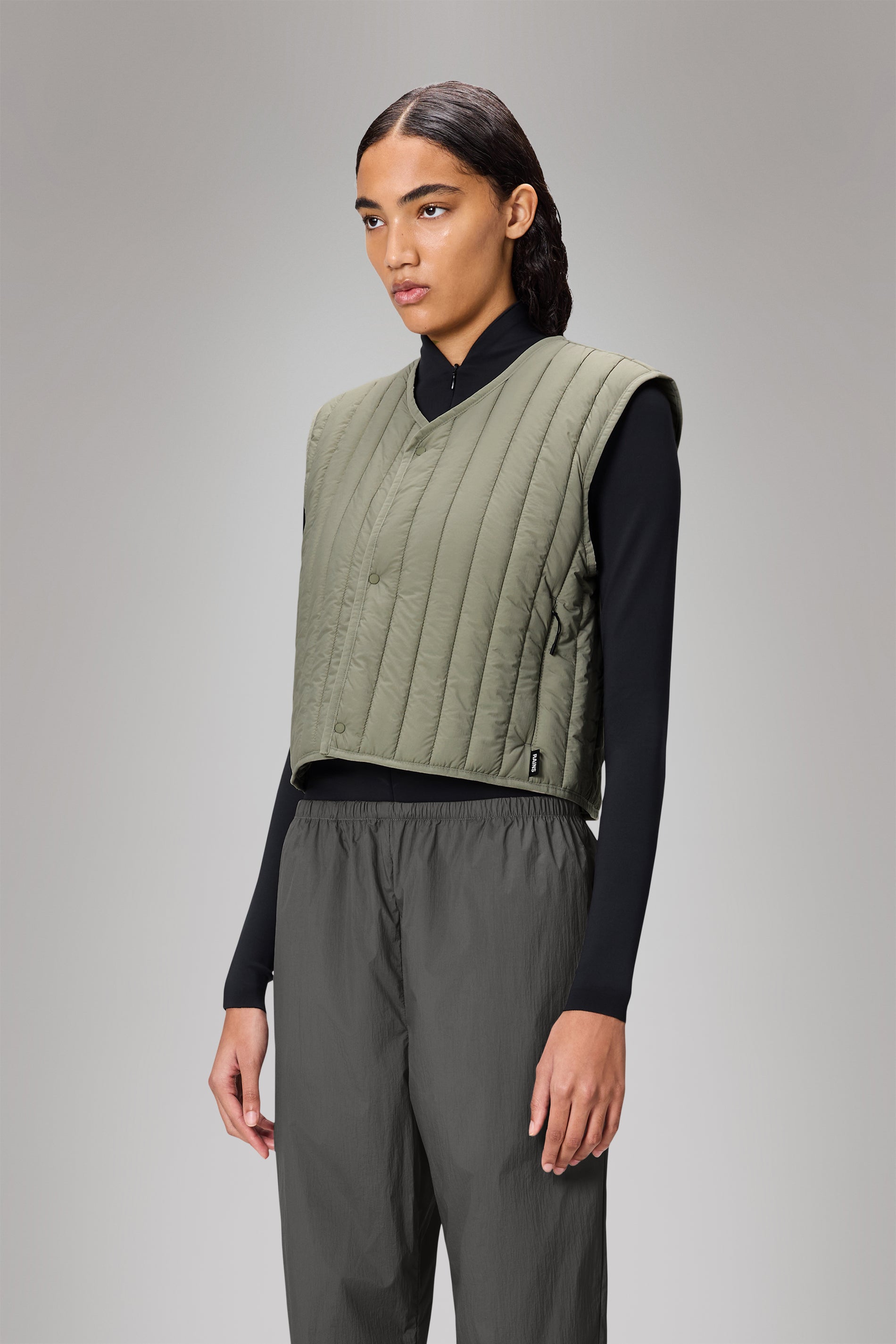 RAINS Banja Short Liner W Vest Drift Vest