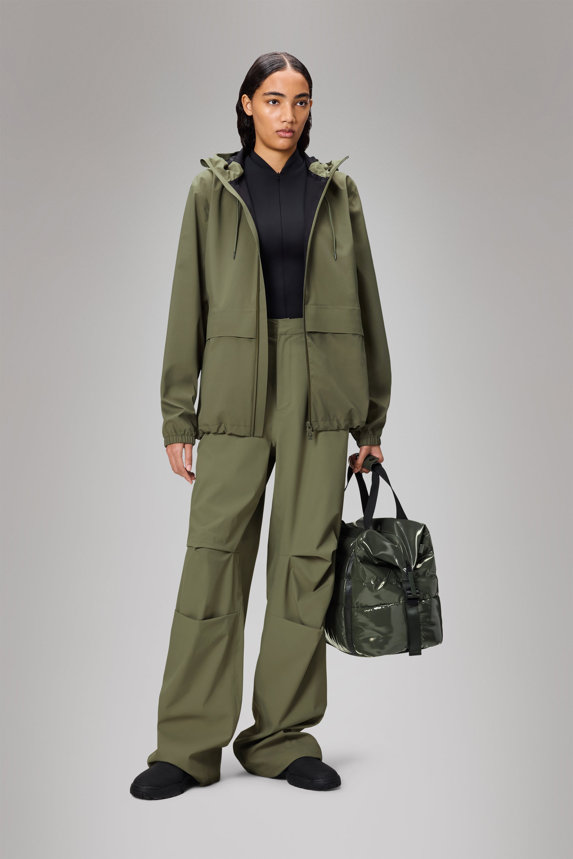 Rains Suva Hardshell Pocket Jacket Marsh Jacket