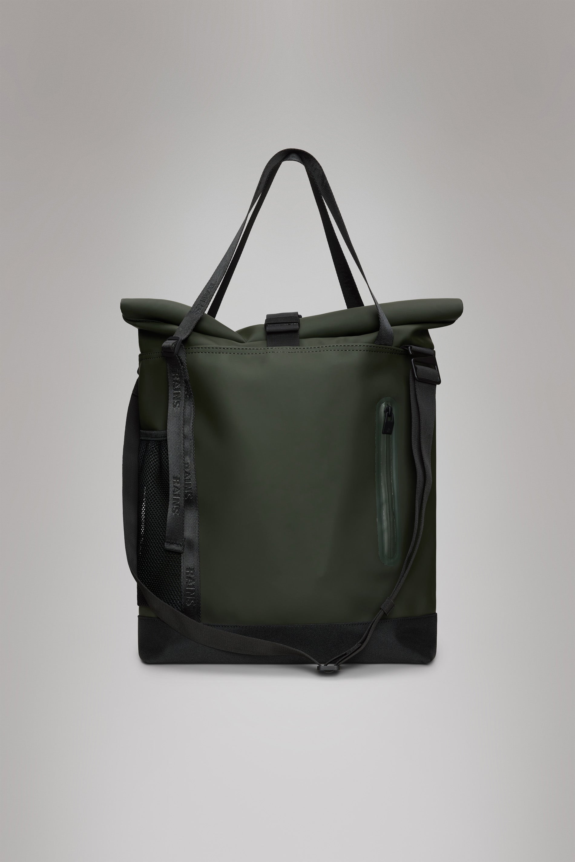 RAINS Trail Rolltop Tote Bag Green 23L H55 x D14 x W36 cm Tote