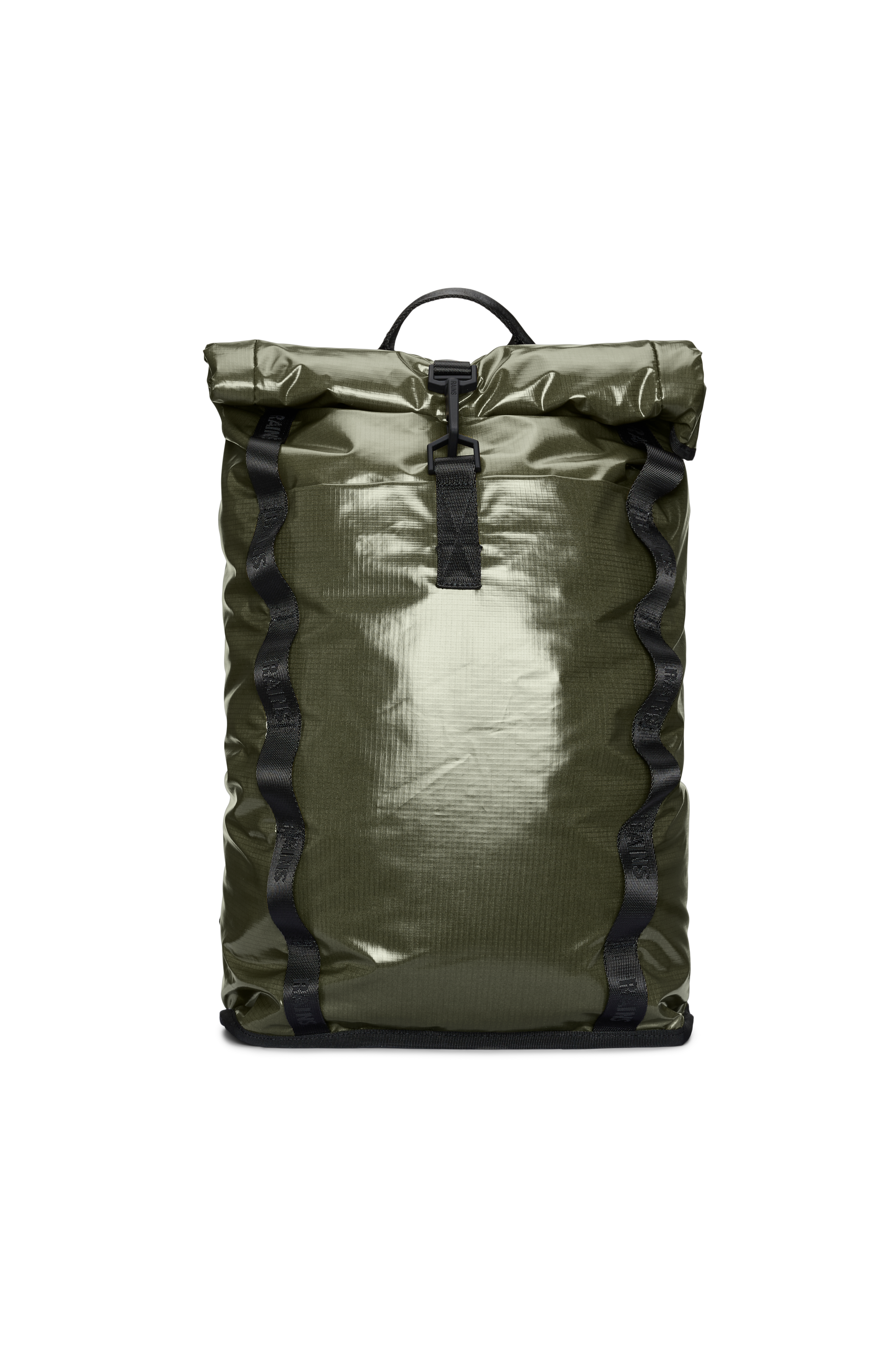 RAINS Sibu Rolltop Rucksack Marsh Backpack
