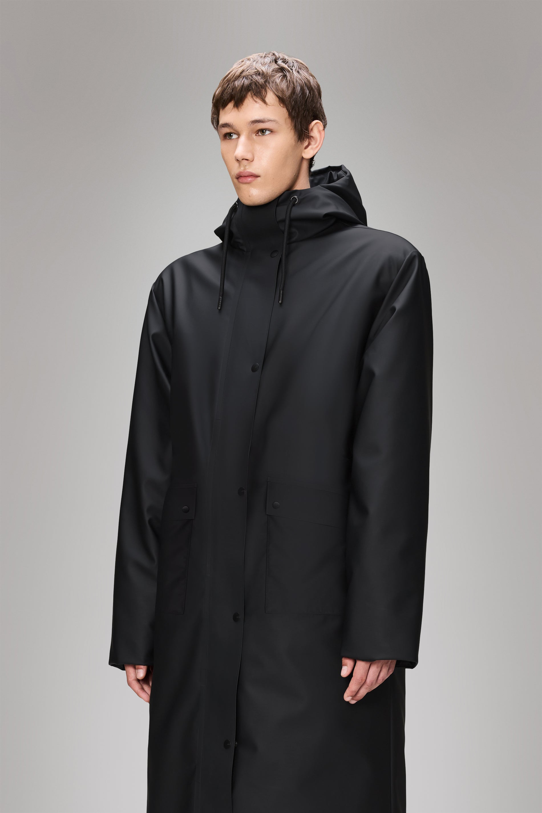 RAINS Nome Vision Longest Jacket Black Jacket