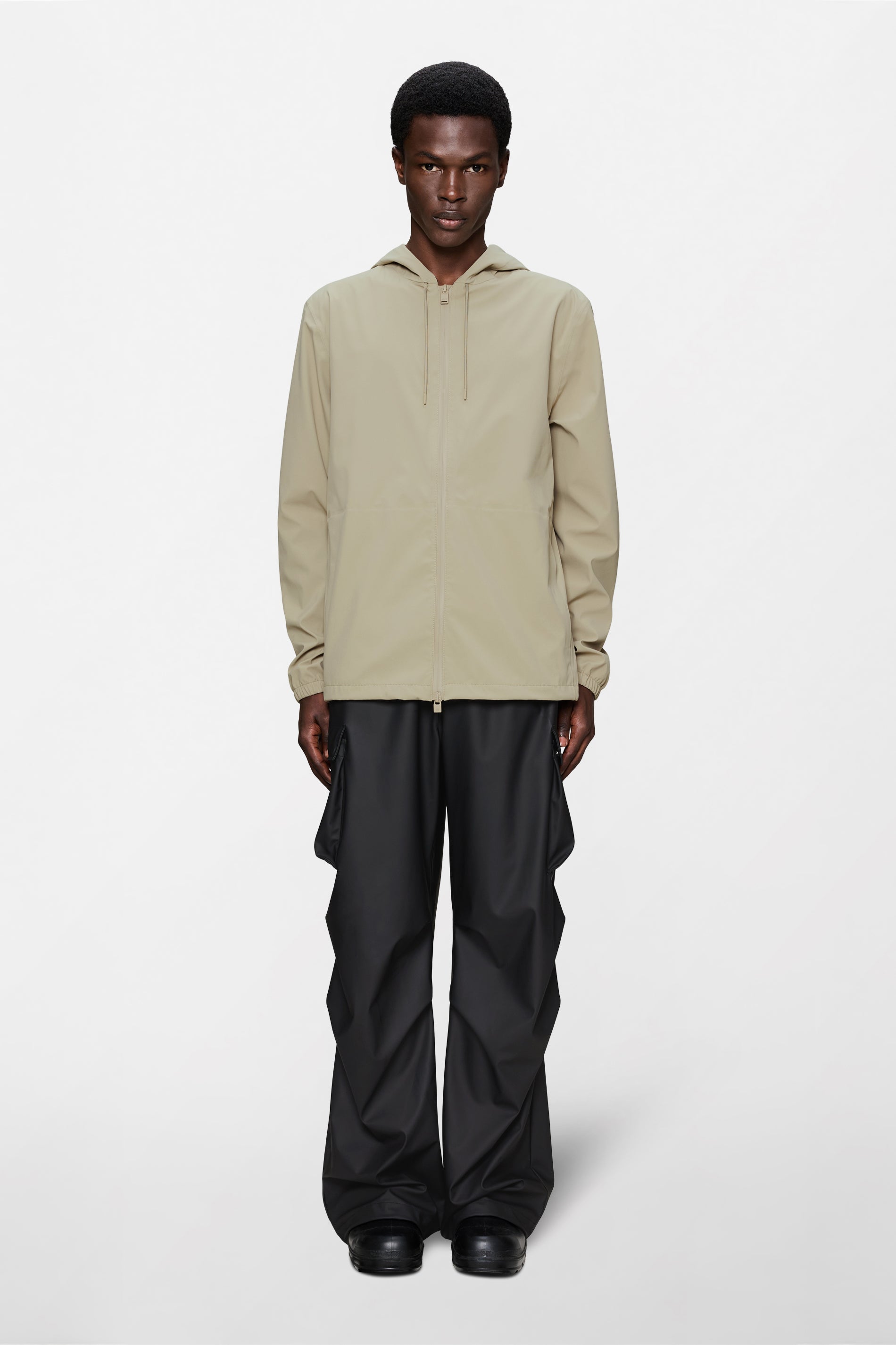 RAINS Suva Hardshell Jacket Beige Jacket